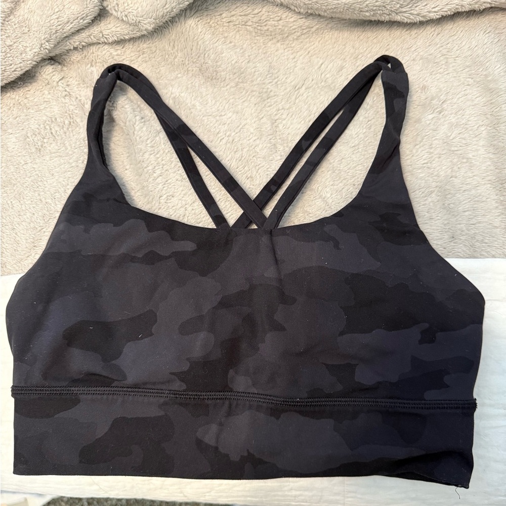 camo Lululemon bra size 6